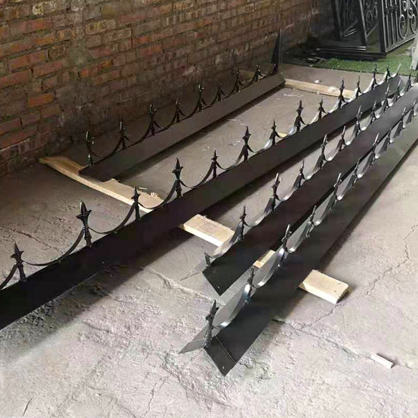 Decorative hot‑dip galvanized steel finial trim accessories for victorian glass greenhouse roof edge