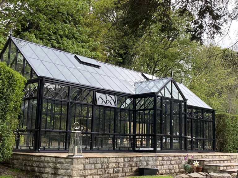 Hot dip galvanizing Glass sunroom Green house Glass YSGH-006