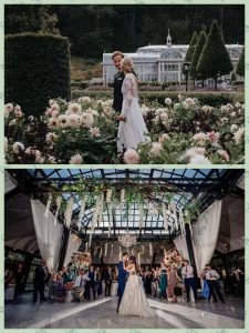 Luxury Wedding House With Hot Dip Galvanizing Steel Frame For Wedding Event