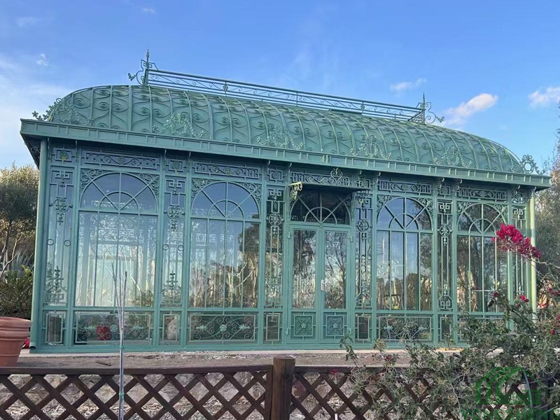 Victorian Outdoor Glass Garden Greenhouse