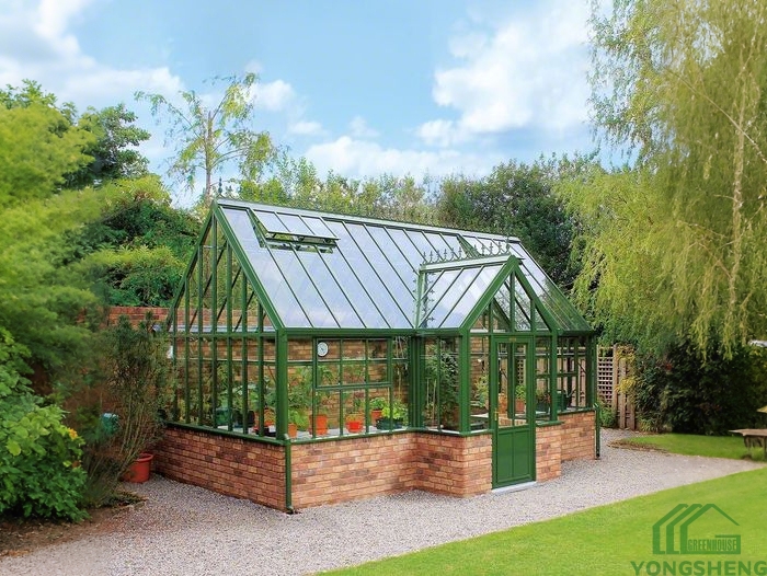 Victorian Style Steel Structure Glass Sunroom