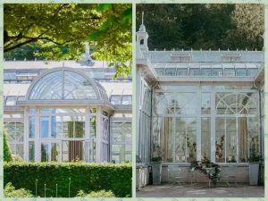 Large Victorian Glass Wedding Greenhouse Venue
