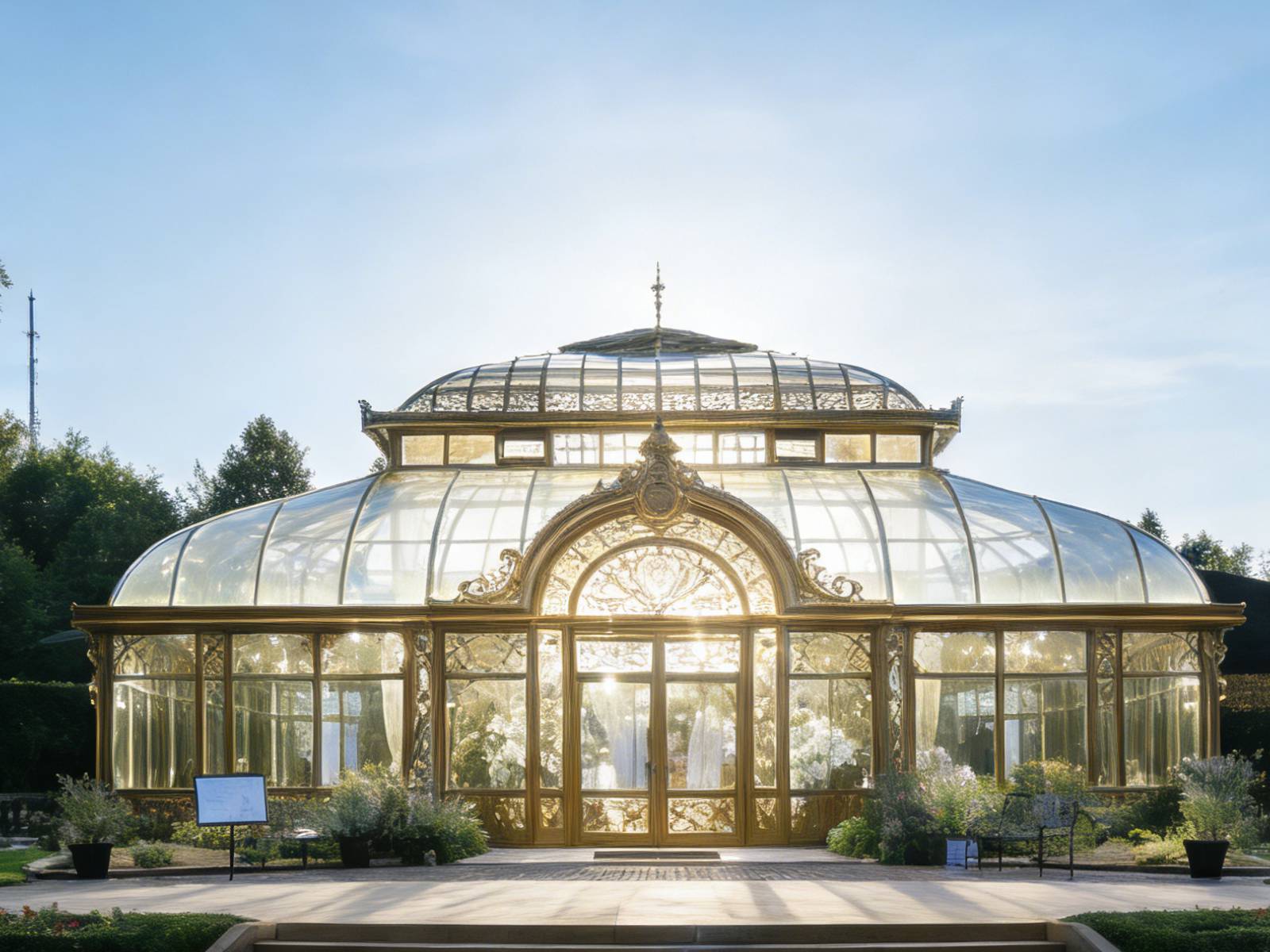 Large Victorian Style Greenhouse Conservatory For Wedding Events Ysgh 046