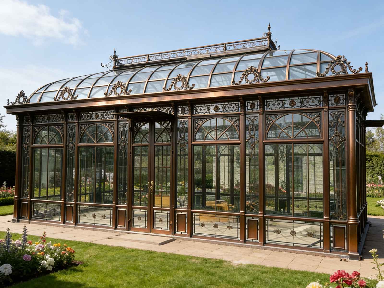 Outdoor Victorian Garden Glass Greenhouse Conservatory Ysgh 036