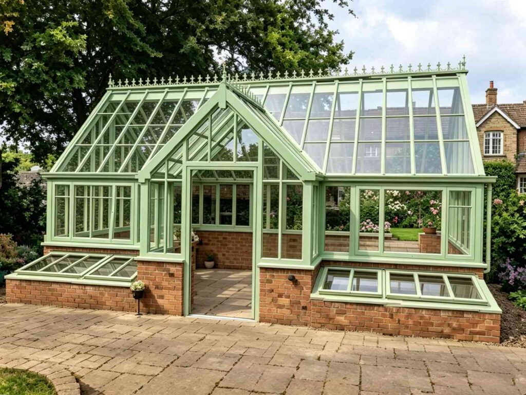 Outdoor Garden Metal Glass Greenhouse Ysgh 028