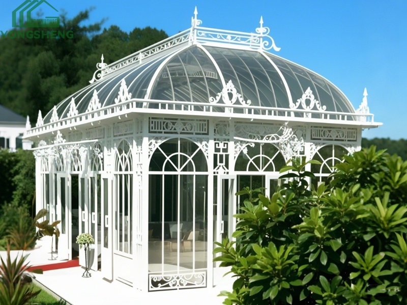 Victorian Glass Garden Greenhouse For Sale