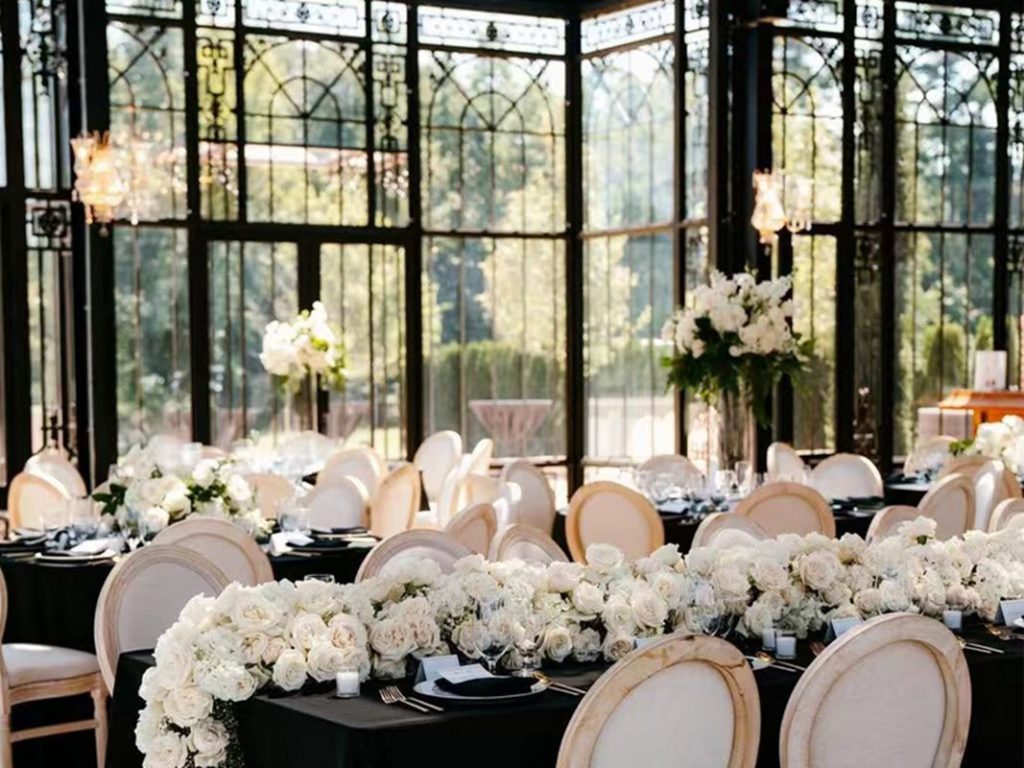 Victorian Glass Greenhouse Wedding Venue