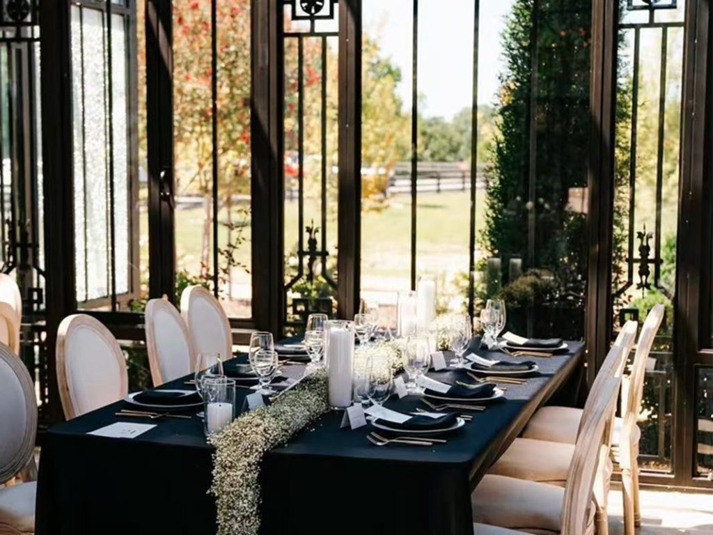 Victorian Glass Greenhouse Wedding Venue