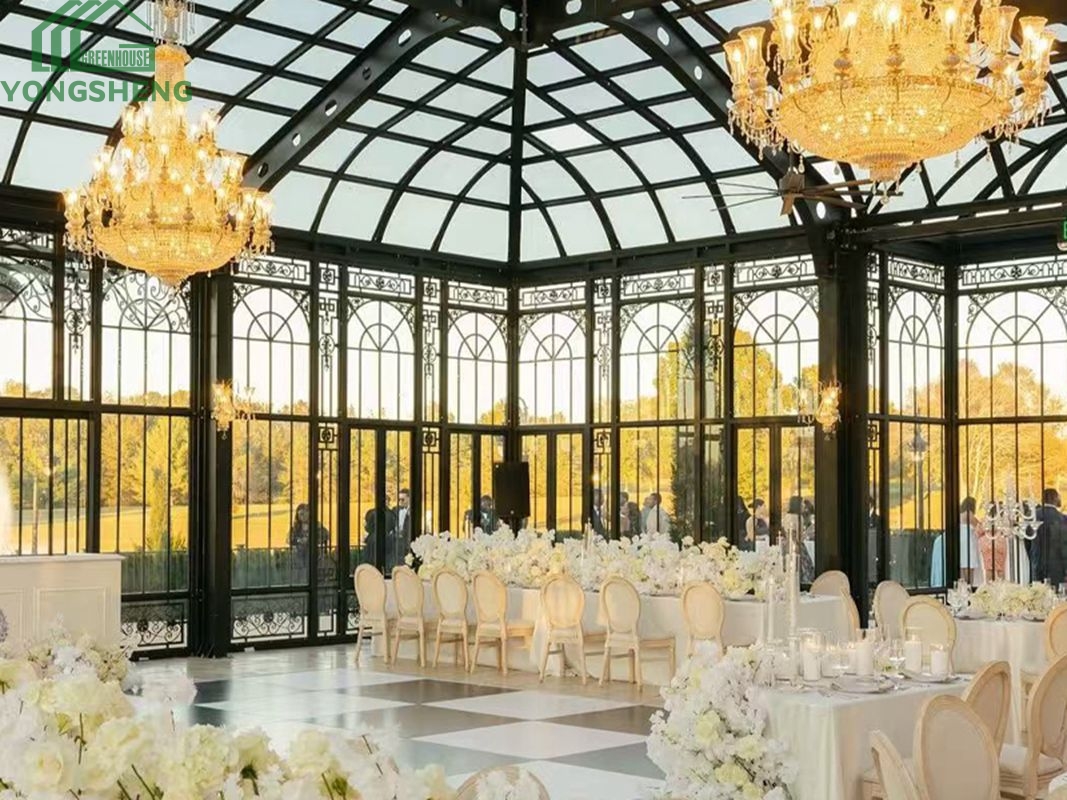 Victorian Glass Greenhouse Wedding Venue