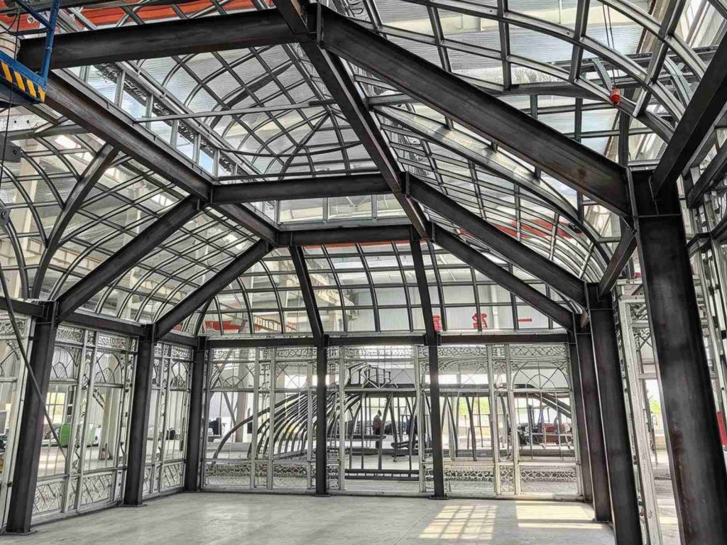 Victorian Conservatory Steel Frame Interior Structure
