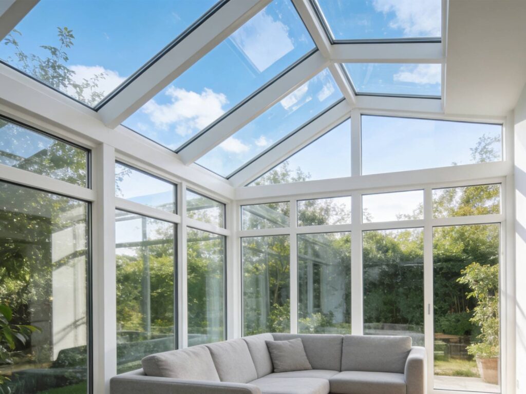 Learn On Steel And Glass Greenhouse For Garden Ysgh 044