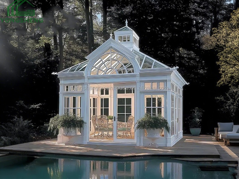 Luxury Victorian Greenhouse With Swimming For Garden
