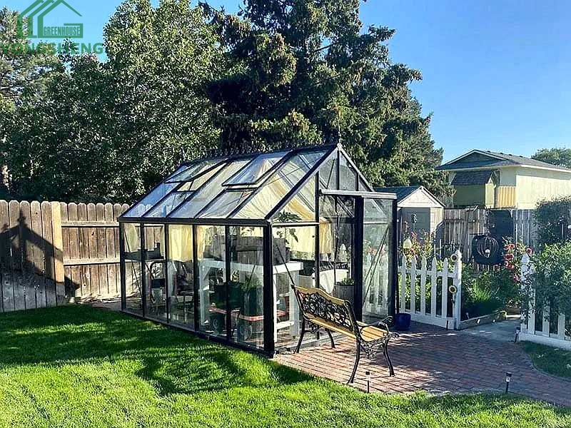 Modern Glass Greenhouse Conservatory For Sale