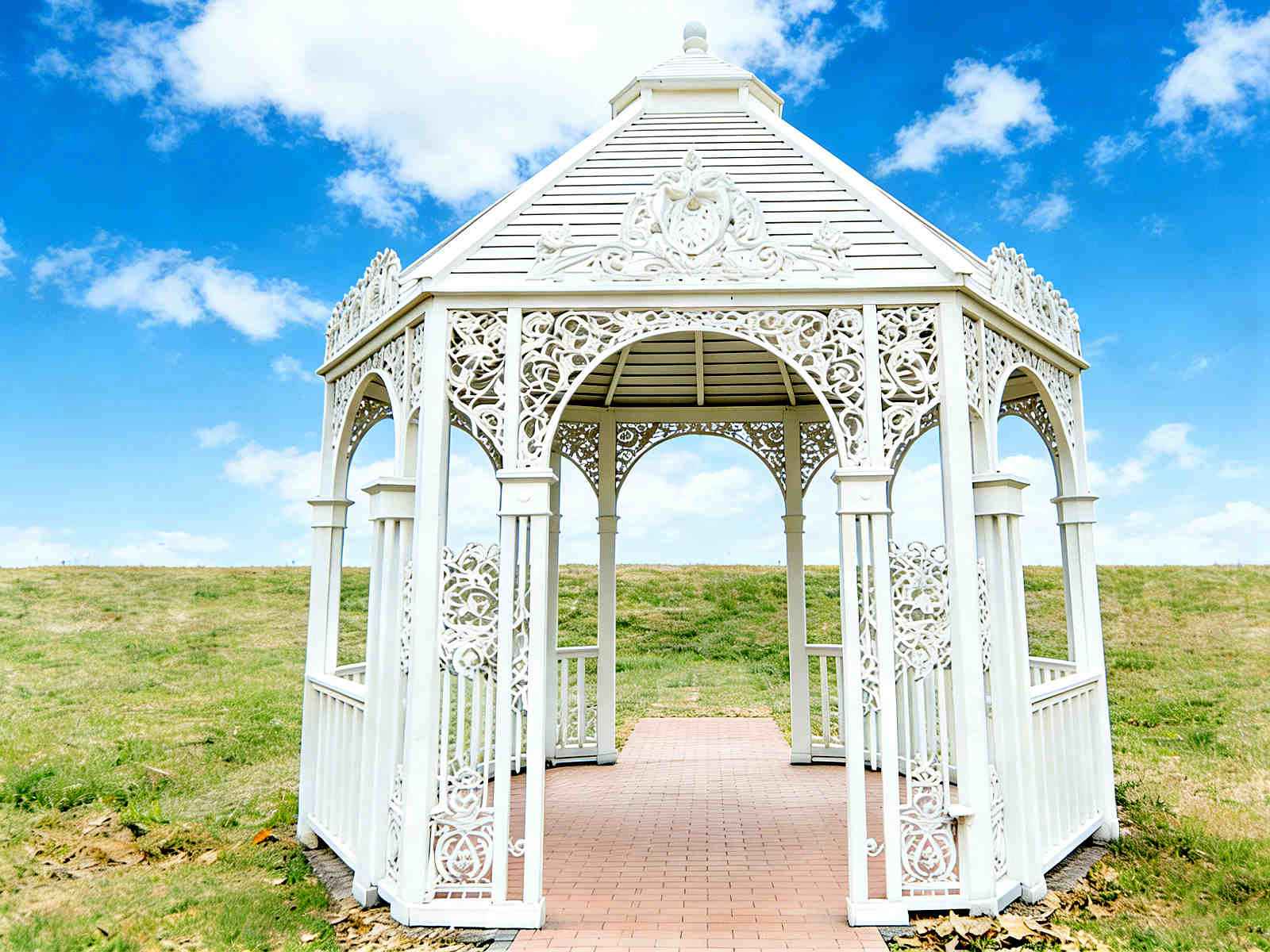 Outdoor Metal Gazebo Garden Greenhouse For Wedding Ysgh 078