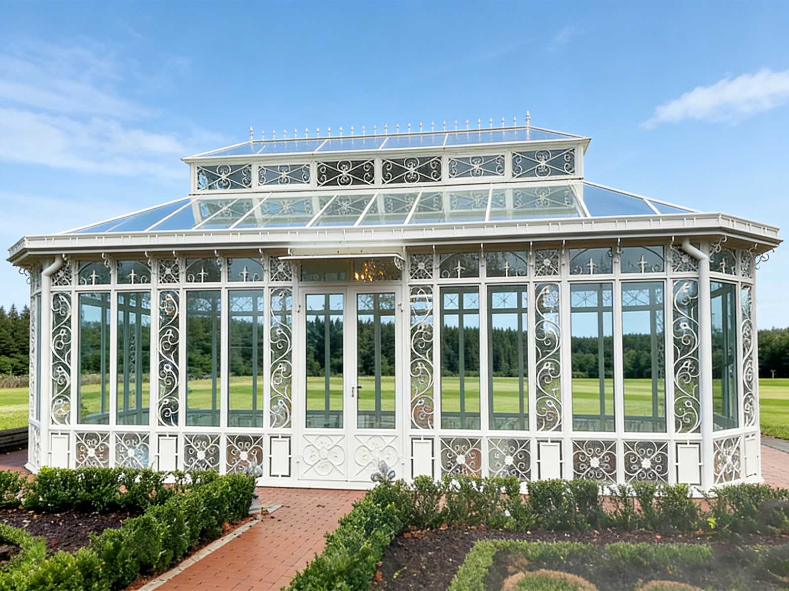 Victorian Glass Greenhouse For Garden For Sale Ysgh 083