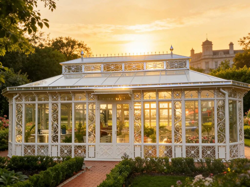Victorian Glass Greenhouse For Garden For Sale Ysgh 083