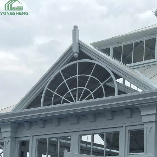 White Victorian Greenhouse Metal Frame For Garden