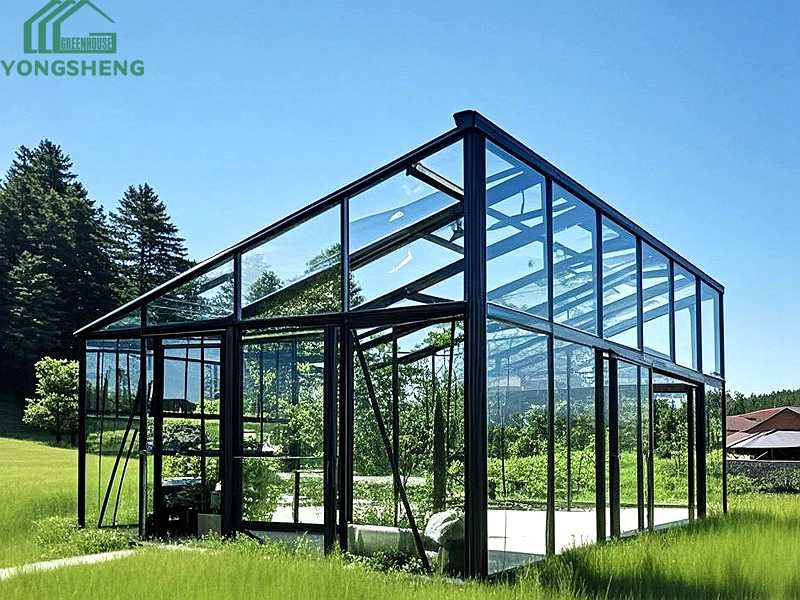 glass greenhouse, glass greenhouses, large greenhouse,Large modern glass greenhouse for sale