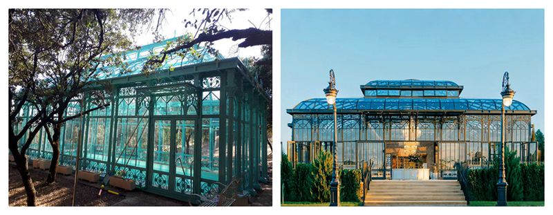 glass greenhouse