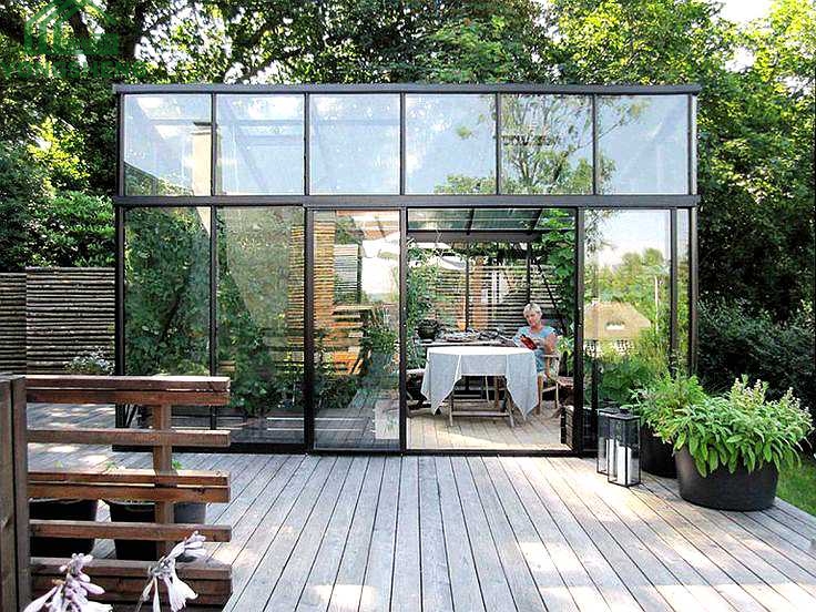 Classical Glass Greenhouse Sale For Outdoor Garden