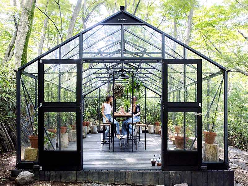 Large Victorian Style Glass Greenhouse For Garden