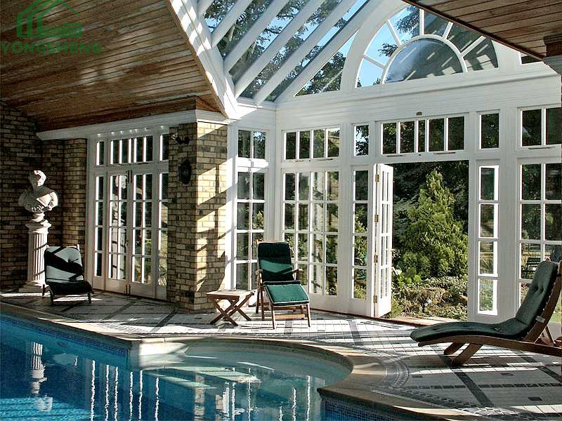 Victorian Greenhouse Conservatory With Pool