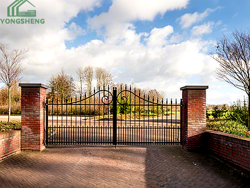 Wrought Iron Gate And Fence