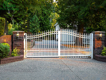 Wrought Iron Gate And Fence