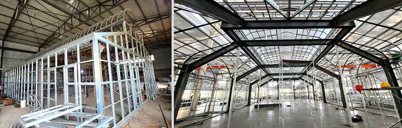 Yongsheng Greenhouse for wedding factory real shot