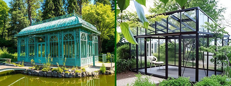 Blending Old & New: A Modern Home’s Victorian Style Greenhouse Addition