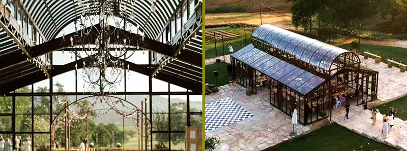 Steel Framed Greenhouse Weddings: Modern Durability Meets Timeless Romance