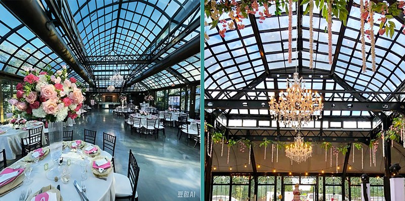 The Magic Of All Season Steel And Glass Greenhouse Weddings