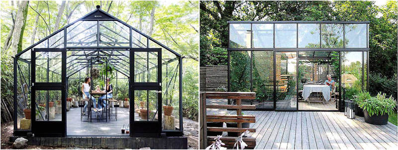 The Cozy Victorian Greenhouse: Adding Seating & Lighting For Year Round Enjoyment