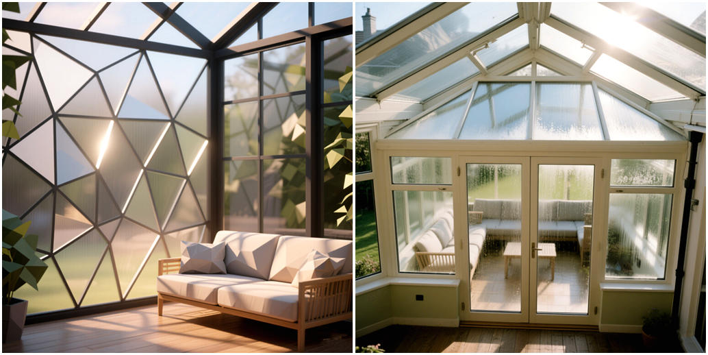 Comparison of PC and glass