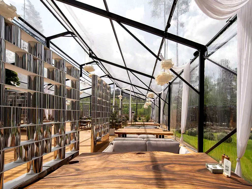 15*25m Modern Greenhouse Pvc Roof Ysgh 161