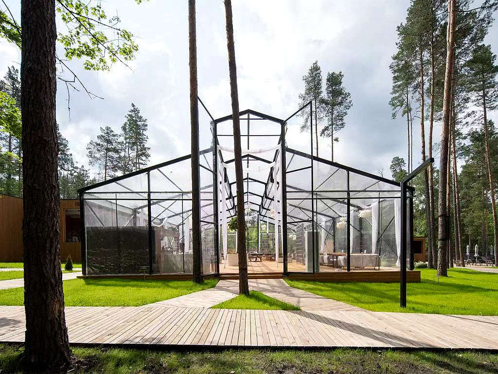 15*25m Modern Greenhouse Pvc Roof Ysgh 161