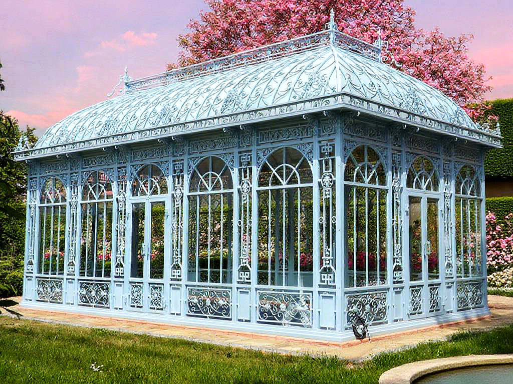 Custom Victorian Glasshouse With Hot Dip Galvanized Ysgh 164