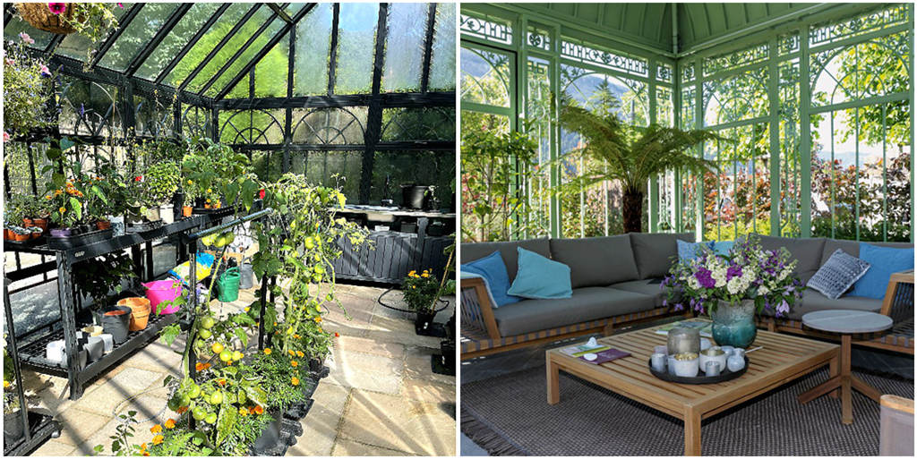 Glass Sunroom for garden