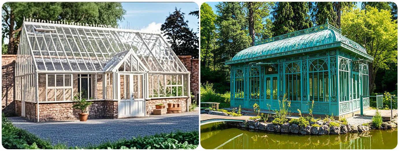  Serra Vittoriana, Serra Addossata , Serra in Vetro