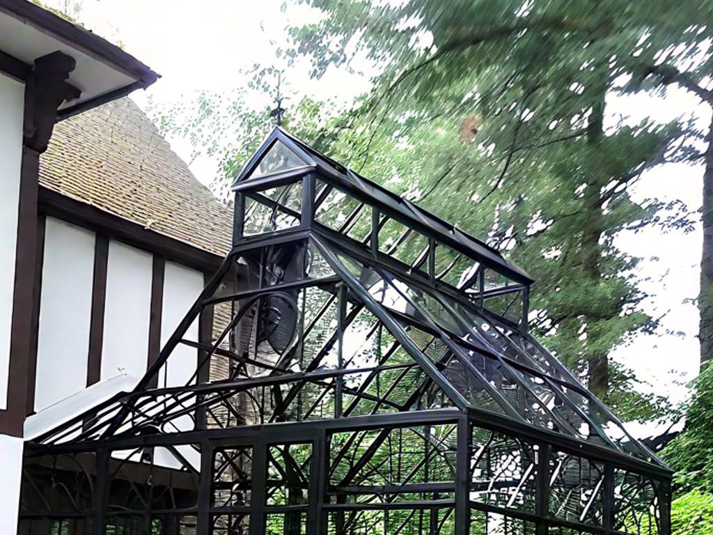 Black Metal Victorian Greenhouse Ysgh 182