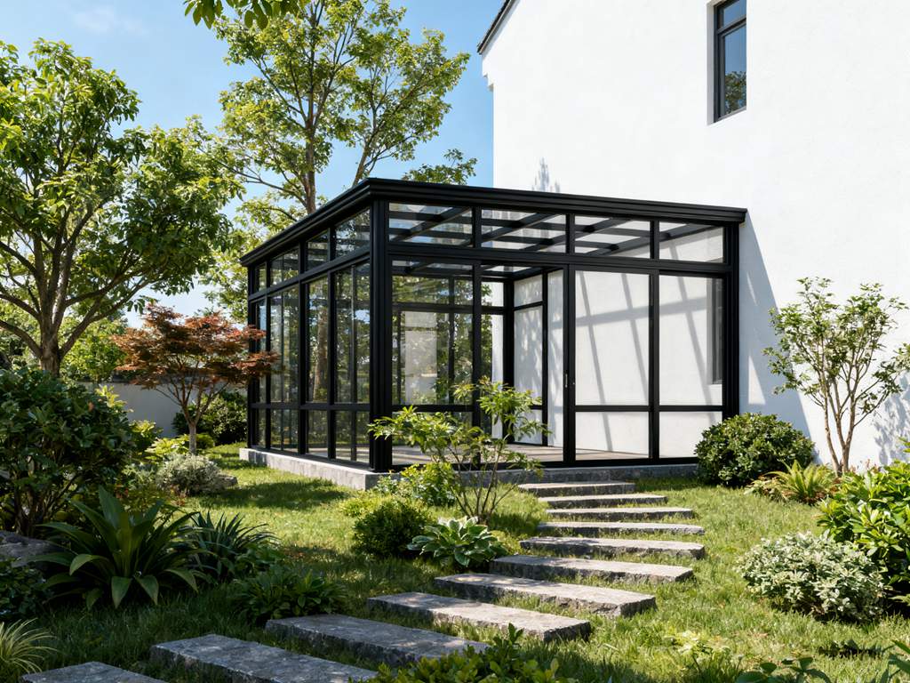 Black Metal Victorian Greenhouse Ysgh 182