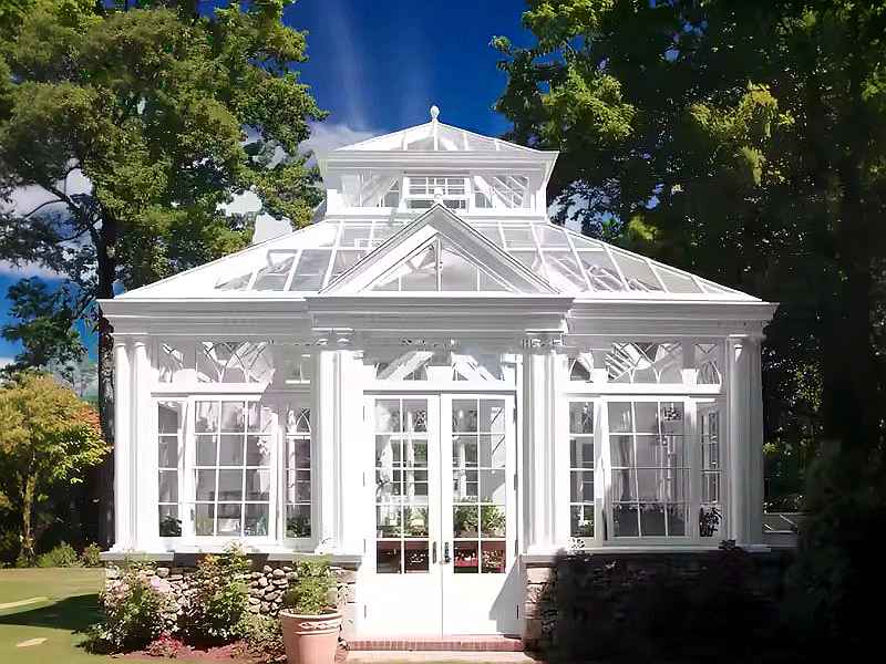 Classical White Victorian Greenhouse Ysgh 186