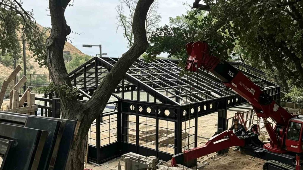Custom Victorian Glass Greenhouse Project In Los Angeles