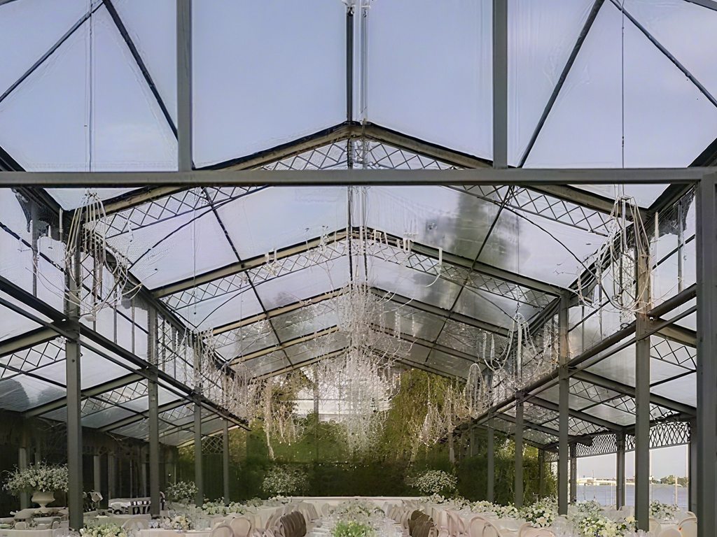 Large Glass Greenhouse Wedding Venue Ysgh 175