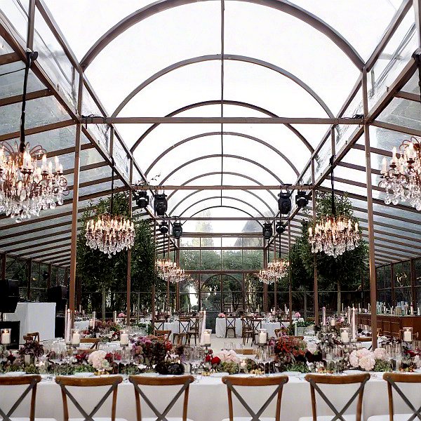 Luxury Large Glass Greenhouse Metal Ysgh 177