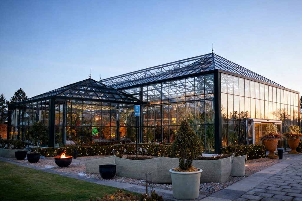 Modern Luxury Glass Greenhouse Conservatory Ysgh 195