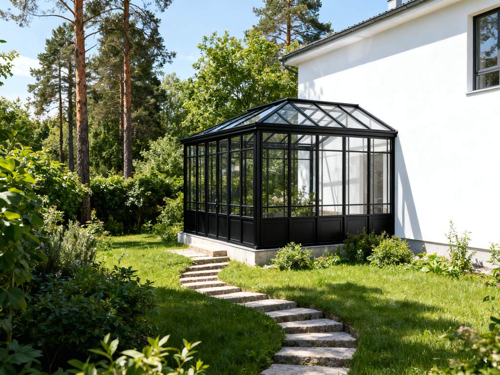 Tempered Glass Greenhouse For Garden Ysgh 184