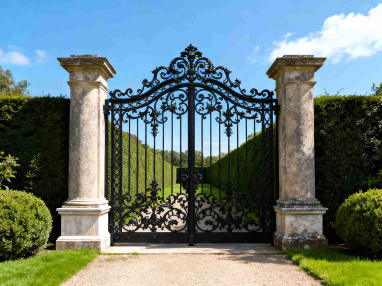 Wrought Iron Fence Gates  YSIG-191