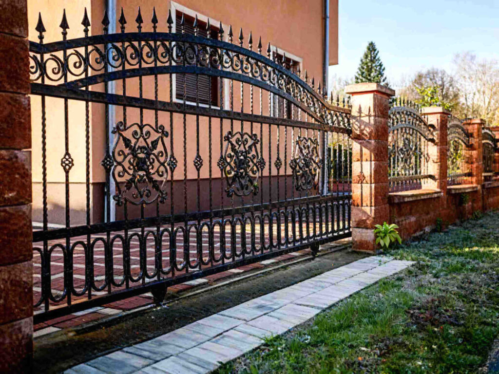 Single Wrought Iron Gates Ysig 193
