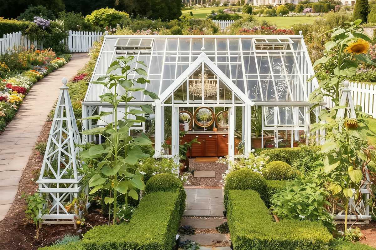 Garden Glass Greenhouse Ysgh 196